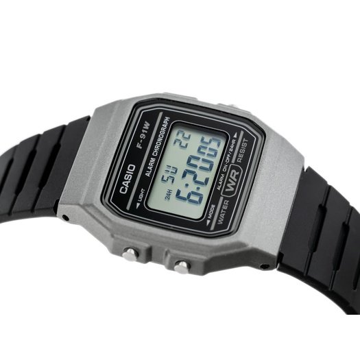 ZEGAREK MĘSKI CASIO F-91WM-1BDF (zd102d)