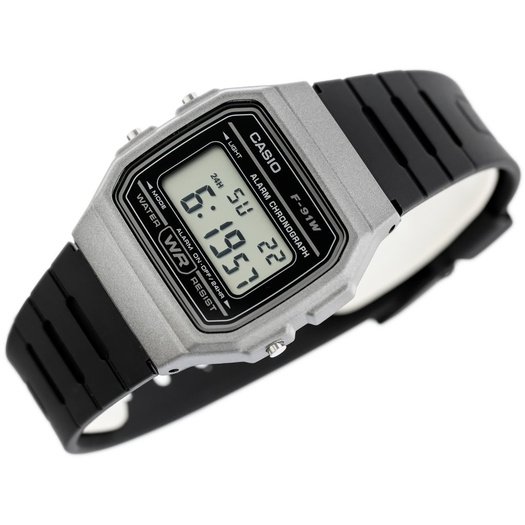 ZEGAREK MĘSKI CASIO F-91WM-1BDF (zd102d)