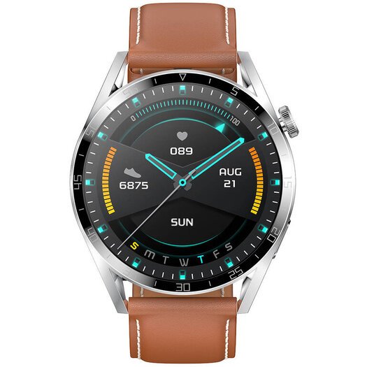 SMARTWATCH MĘSKI PACIFIC 42-03 - ROZMOWY BLUETOOTH, ASYSTENT GŁOSOWY (sy035c)
