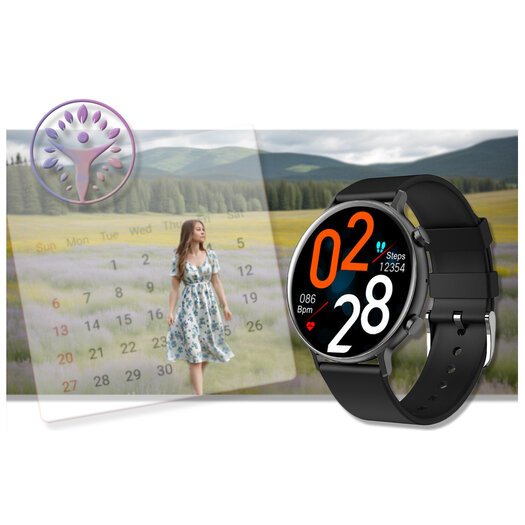 SMARTWATCH DAMSKI Rubicon RNCE98 - WYKONYWANIE POŁĄCZEŃ, PULSOKSYMETR (sr043b)
