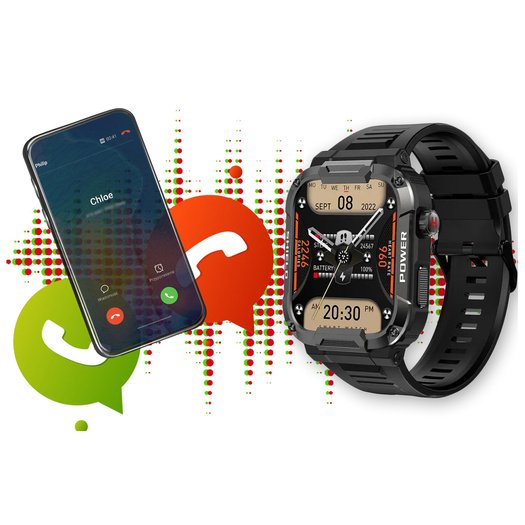 Išmanusis laikrodis vyrams Rubicon RNCF07 - Skambinimo funkcija - BLUETOOTH CALL (sr052a) 5