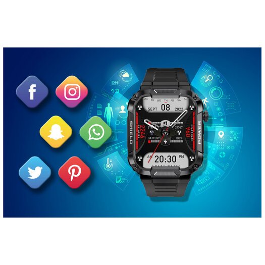 Išmanusis laikrodis vyrams Rubicon RNCF07 - Skambinimo funkcija - BLUETOOTH CALL (sr052a) 11