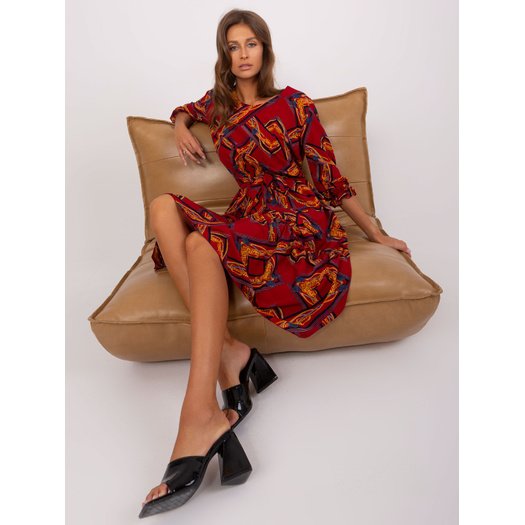 Suknelė-LK-SK-507496.27P-bordo