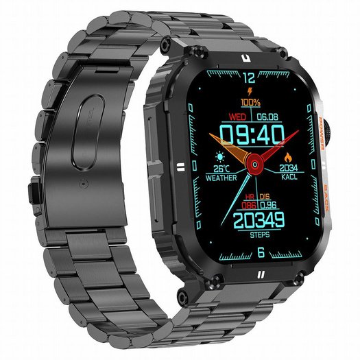 Išmanusis laikrodis vyrams Gravity GT6-2 - Skambinimo funkcija, MONITOR SNU (sg020b)
