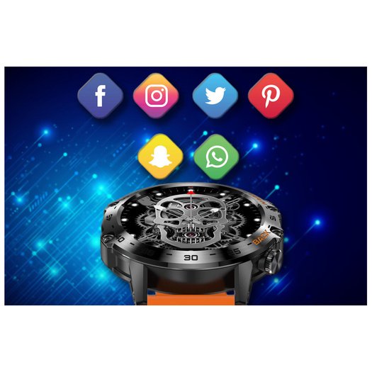 SMARTWATCH MĘSKI Gravity GT9-4 - WYKONYWANIE POŁĄCZEŃ, CIŚNIENIOMIERZ (sg021d)