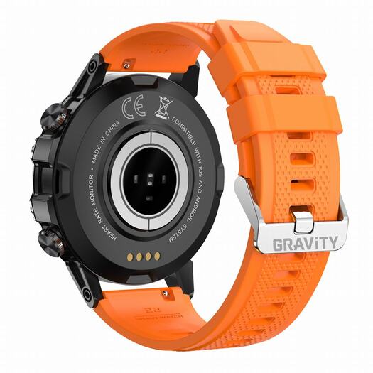 SMARTWATCH MĘSKI Gravity GT9-4 - WYKONYWANIE POŁĄCZEŃ, CIŚNIENIOMIERZ (sg021d)