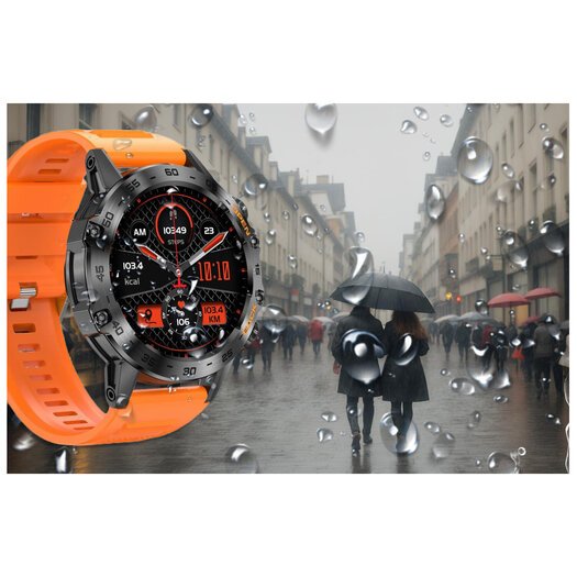 SMARTWATCH MĘSKI Gravity GT9-4 - WYKONYWANIE POŁĄCZEŃ, CIŚNIENIOMIERZ (sg021d)