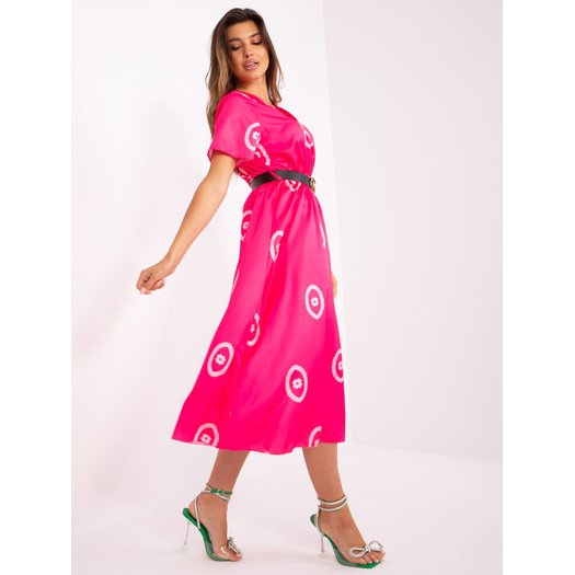 Sukienka-DHJ-SK-17260.90-ciemny różowy 13 Sukienka-DHJ-SK-17260.90-ciemny różowy 13