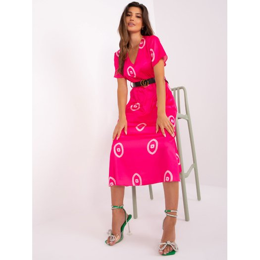 Sukienka-DHJ-SK-17260.90-ciemny różowy 15 Sukienka-DHJ-SK-17260.90-ciemny różowy 15