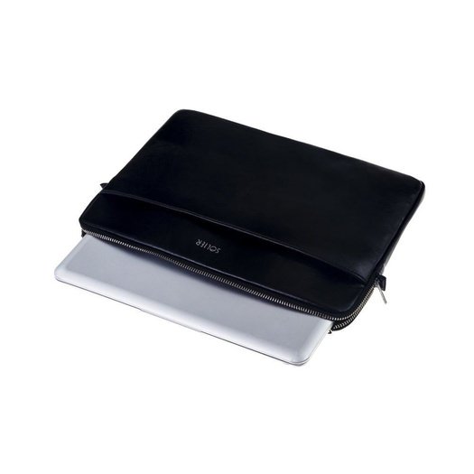 Genuine leather laptop case 15' Solier SA24A Black