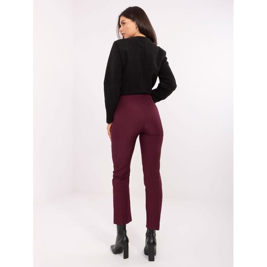 Spodnie-IT-SP-FL9069.00-bordowy 2