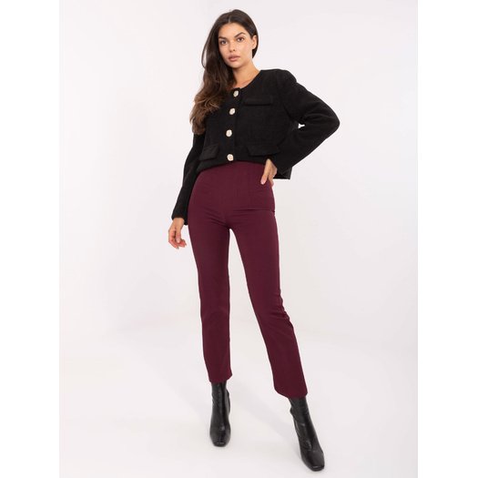 Spodnie-IT-SP-FL9069.00-bordowy