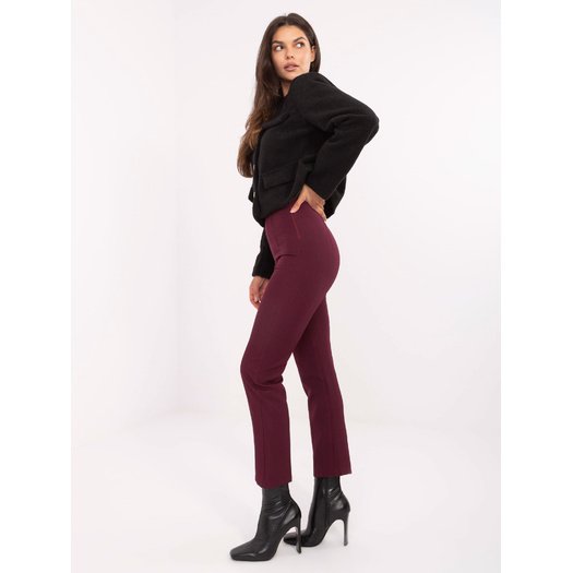 Spodnie-IT-SP-FL9069.00-bordowy 3