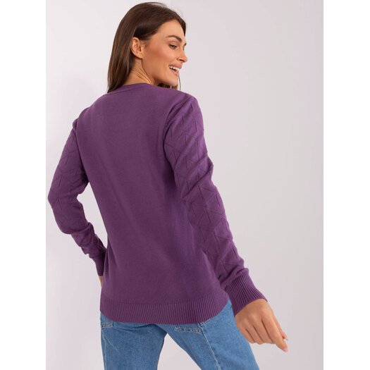 Sweter-AT-SW-232901.25X-fioletowy 4