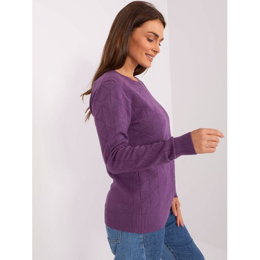 Sweter-AT-SW-232901.25X-fioletowy 2