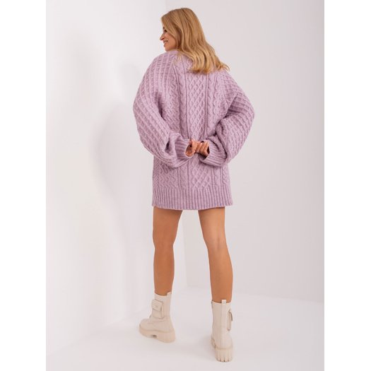 Megztinis - AT-SW-2367-2.64P - šviesiai violetinis