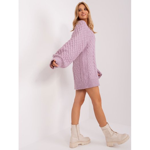 Megztinis - AT-SW-2367-2.64P - šviesiai violetinis