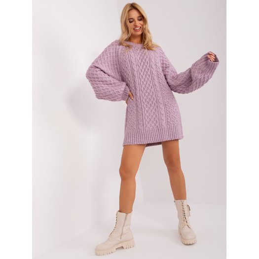 Megztinis - AT-SW-2367-2.64P - šviesiai violetinis