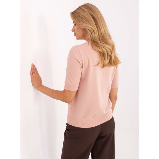 Sweter-PM-SW-Y2508.33-ciemny różowy 2