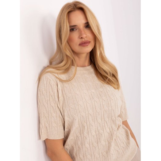 Sweter-PM-SW-N30085.34-jasny beżowy 2
