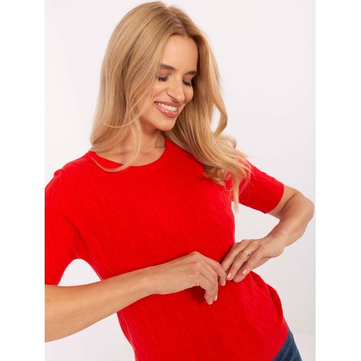 Sweter-PM-SW-PM-5065.28-czerwony