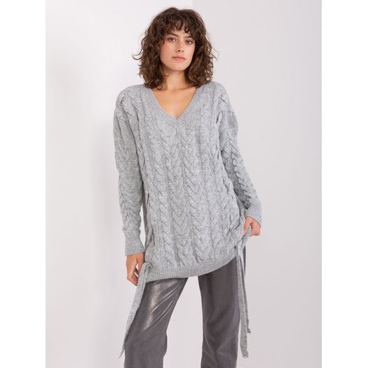 Megztinis-BA-SW-8027.85P-pilkas