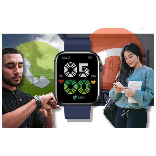 SMARTWATCH UNISEX GRAVITY GT3-5 - ROZMOWY BLUETOOTH, WŁASNE TARCZE (sg022e)