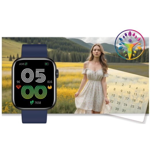 SMARTWATCH UNISEX GRAVITY GT3-5 - ROZMOWY BLUETOOTH, WŁASNE TARCZE (sg022e)