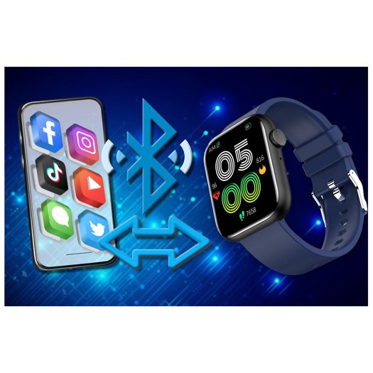 SMARTWATCH UNISEX GRAVITY GT3-5 - ROZMOWY BLUETOOTH, WŁASNE TARCZE (sg022e)