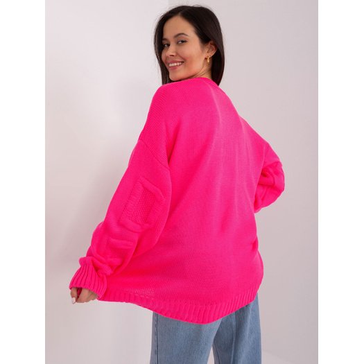 Megztinis-BA-SW-8053.31-fluo rožinis