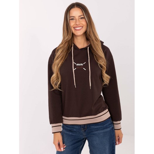 Bluza-RV-BL-A857.47-ciemny brązowy