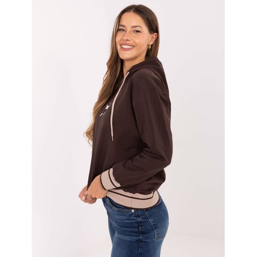 Bluza-RV-BL-A857.47-ciemny brązowy 1