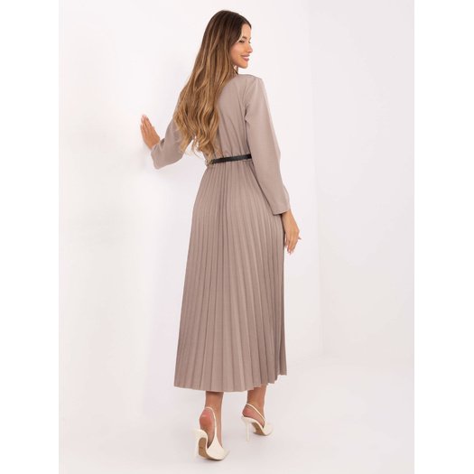 Sukienka-IT-SK-21599.80-ciemny bezowy