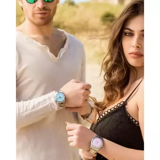 AUTOMATYCZNY Laikrodis vyrams DONOVAL WATCHES PINK PANTHER DL0005 + dėžutė (zdo001e)