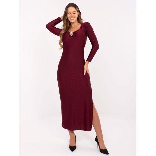 Sukienka-IT-SK-21619.97-bordowy
