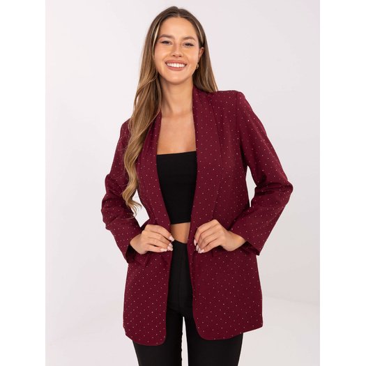 Marynarka-IT-MA-18657.88-bordowy