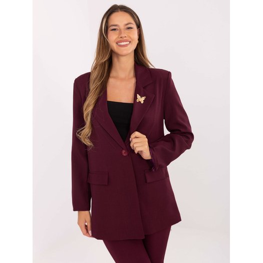 Marynarka-IT-MA-FL8315.85-bordowy 4