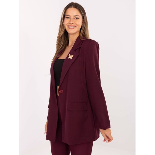 Marynarka-IT-MA-FL8315.85-bordowy 3