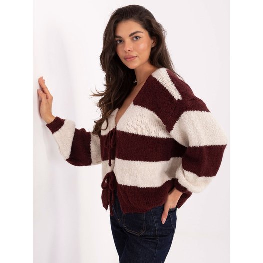 Sweter-MI-SW-0109.79-bordowy 3
