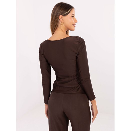 Bluzka-IT-BZ-21629.82-ciemny brązowy 3