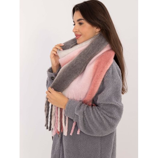 Šalikas-AT-SZ-2320.50-pilka-rožinė