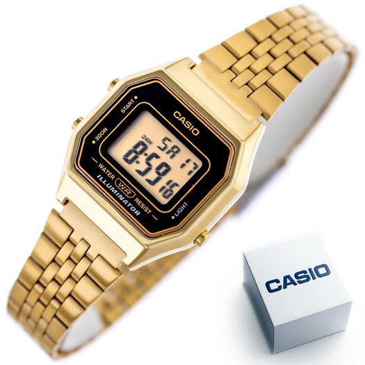 Laikrodis moterims CASIO VINTAGE LA680WEGA-1ER + BOX