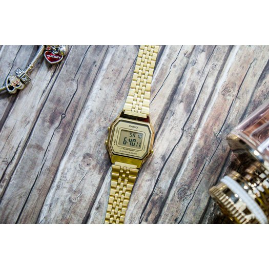 Laikrodis moterims CASIO VINTAGE LA680WGA-9D + BOX