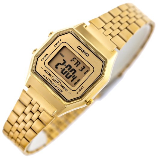 Laikrodis moterims CASIO VINTAGE LA680WGA-9D + BOX