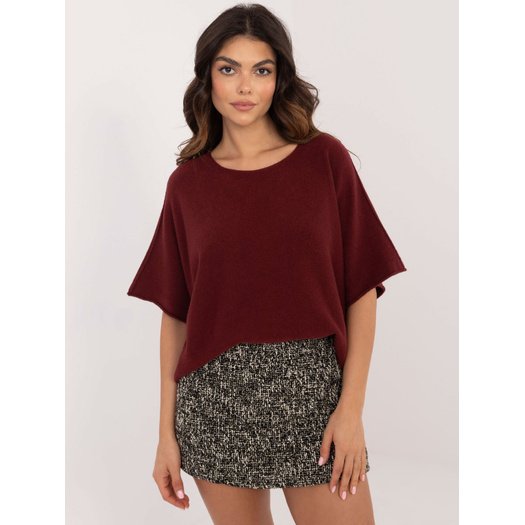 Sweter-IT-SW-0811.82P-bordowy 6