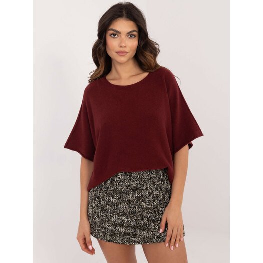 Sweter-IT-SW-0811.82P-bordowy 4