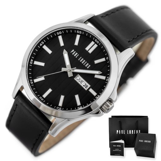 ZEGAREK MĘSKI PAUL LORENS -  PL8071A3-1A1  (zg374a) + BOX 8