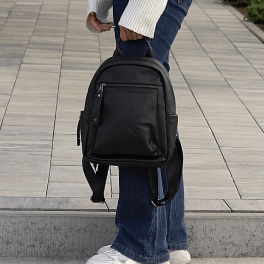 Torba weekendowa podróżna skórzana Solier SL39 Astrin czarna 2