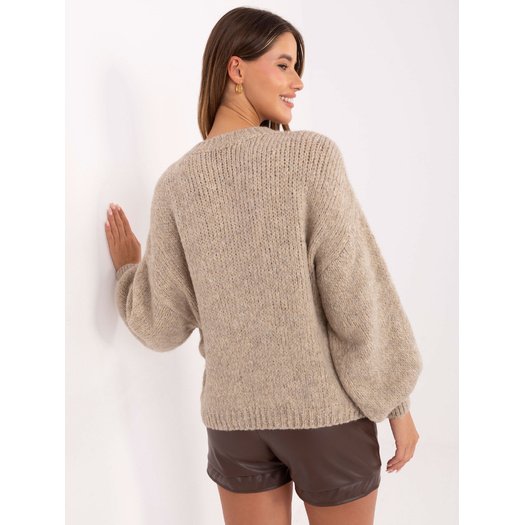 Sweter-MI-SW-1909.21-beżowy 1