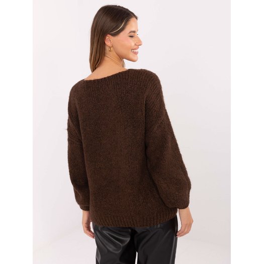 Sweter-MI-SW-0919.18-brązowy 2